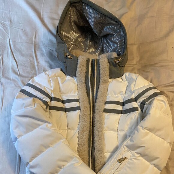 Bogner shearling trimmed down filled ski jacket, Small - Picture 2 of 6